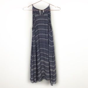 Cloth & Stone High Tide Halter Dress Blue Size XS